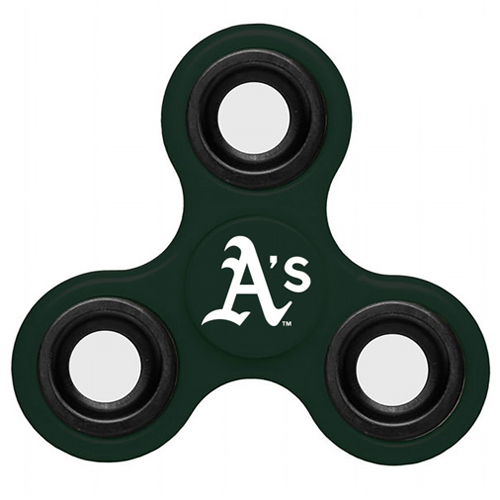 MLB Oakland Athletics 3 Way Fidget Spinner J52 - Green